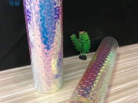 镭射TPU彩虹膜 椭圆型幻彩膜 可支持定制各种纹路 工厂直销