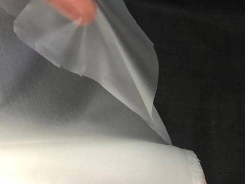 离型胶膜 PE 聚氨酯热熔胶膜 离型胶膜 低温热熔胶厚0.03mm贴 服装皮革 箱包等