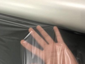 赞晨 TPU薄膜透明防水透气膜超薄复合布料0.015mm*1.55M