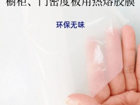 tpu热熔胶膜免喷胶吸塑膜衣橱柜板材用PVC耗材胶膜生产厂家价格-赞晨