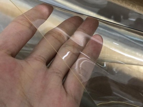 超透明TPU环保围裙波波球聚氨酯化妆袋户外雨衣防水透明膜