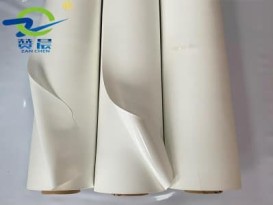 TPU透明磨砂半透防水透气膜流延聚氨酯黑白双面